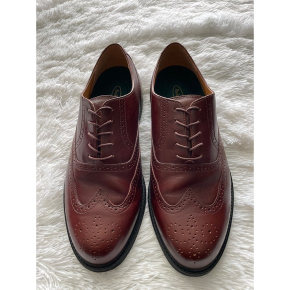 ROCKPORT NWOB Wingtip Oxford Shoe Brown Size 10W - Picture 1 of 10